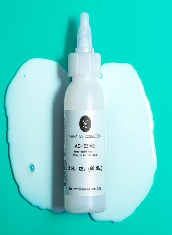 Narrative Cosmetics Water-Based Acrylic Adhesive for The Skin, Non-Toxic Professional Bonding Glue for Makeup, SFX, Prosthetics, 2 Oz. - Image 2